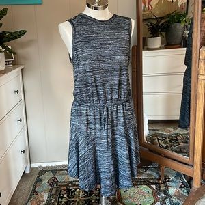 MOSSIMO SUNDRESS Women's‎ Size L Flowy Sleeveless Heather Gray A-line
